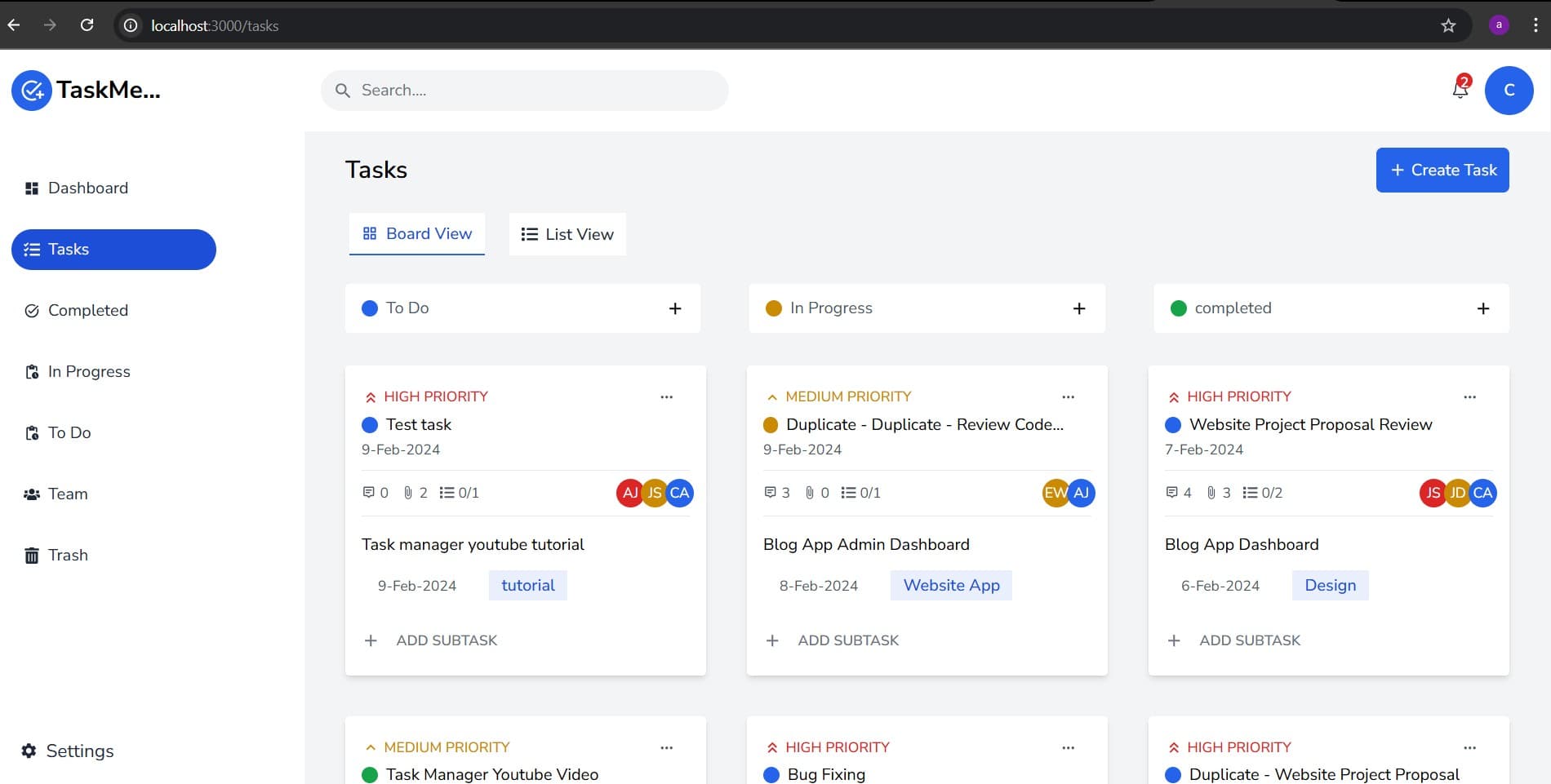 Image of Task Manager App